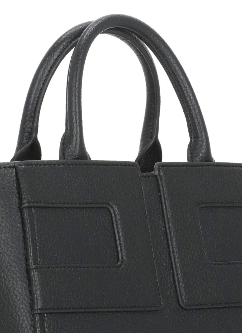 Elisabetta Franchi Structured Black Handbag