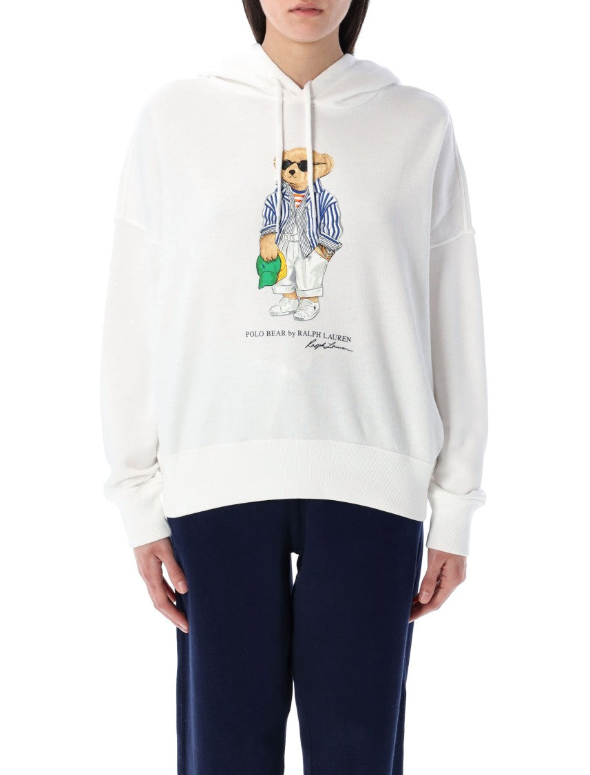 Polo Ralph Lauren Polo Bear Fleece Hoodie With Signature Detailing And Drawstring Hood