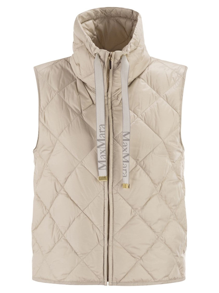 Max Mara Tegic - Drip-Proof Canvas Padded Waistcoat