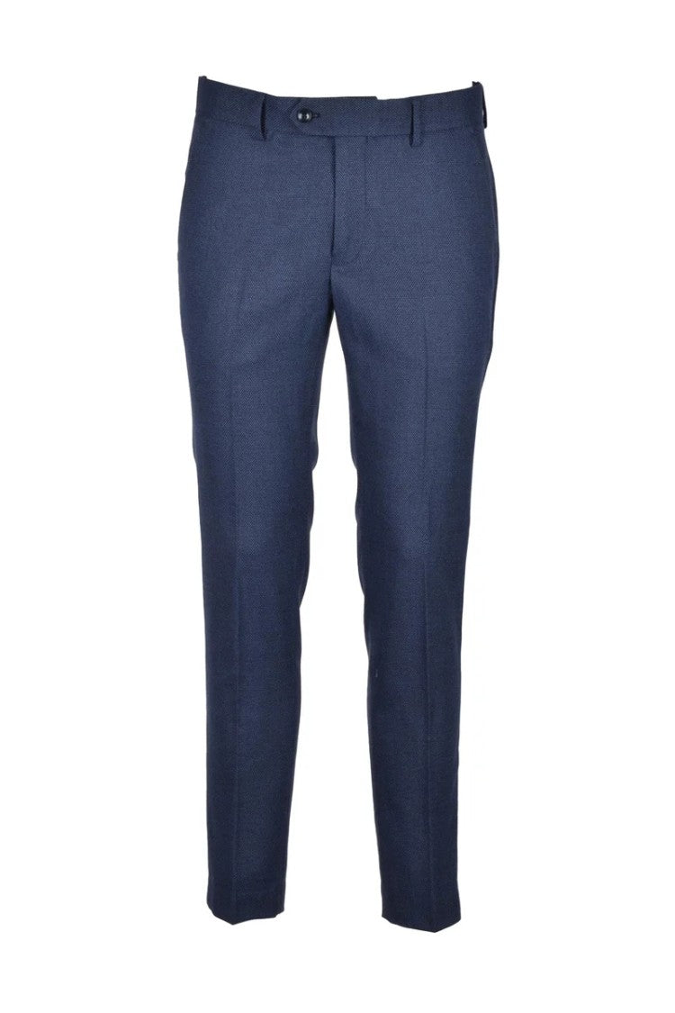 Premier Homme Double-Breasted Suit - Blue