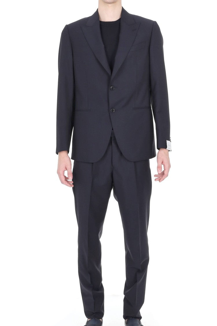 Caruso Norma Wool-Mohair Tailored Suit