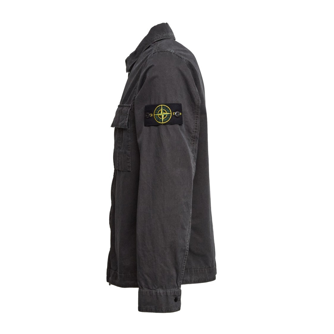 Stone Island Canvas Old Effect Multi-Pocket Overshirt