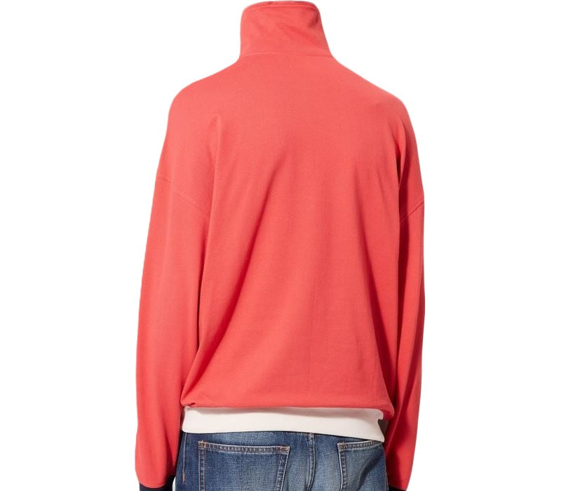 Isabel Marant Color-Blocked Pullover With High Collar And Half-Zip Closure