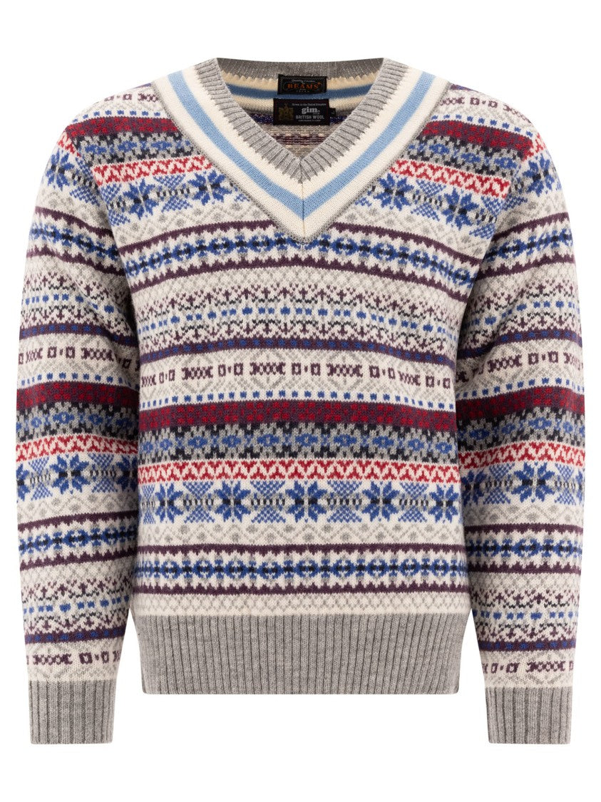 Beams Plus "Fair Isle" Sweater