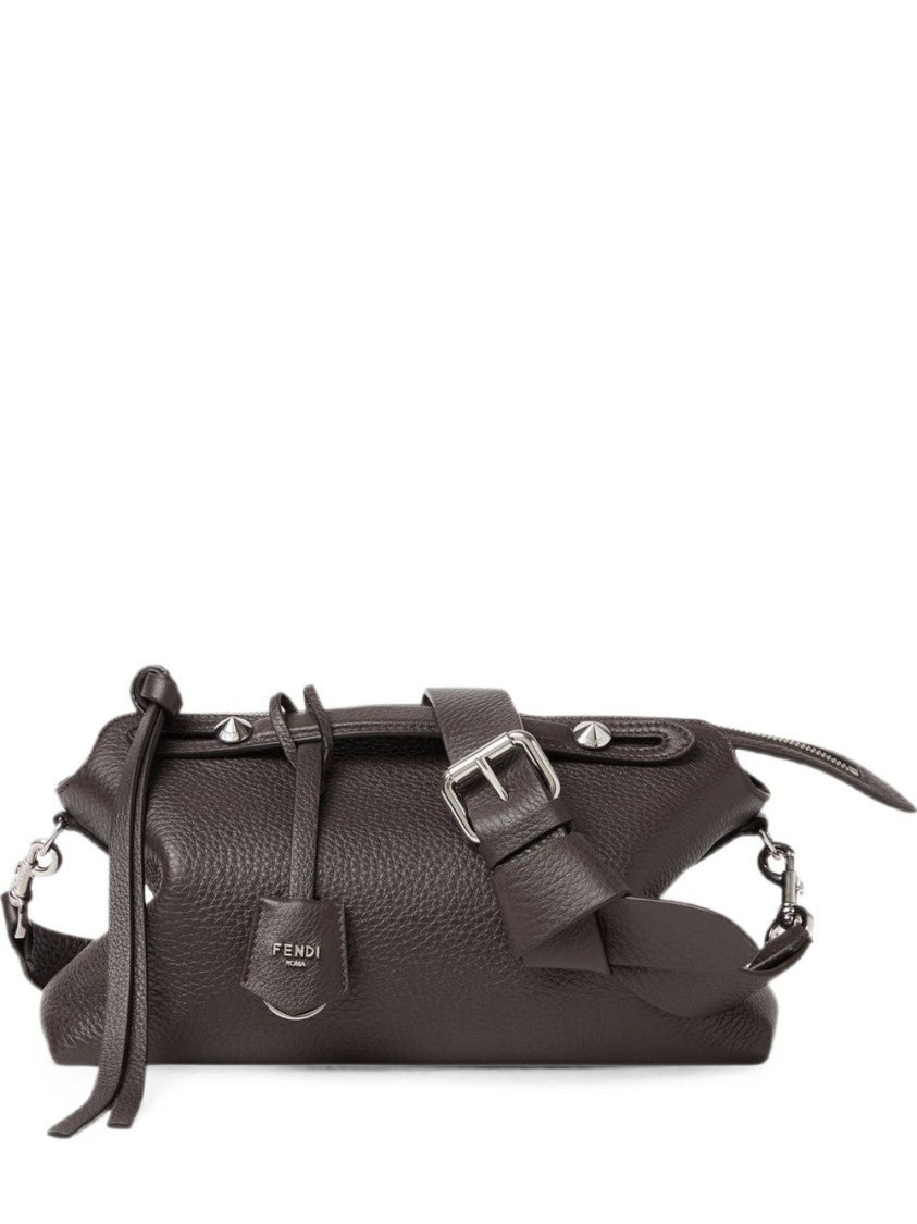Fendi Textured Leather Shoulder Bag