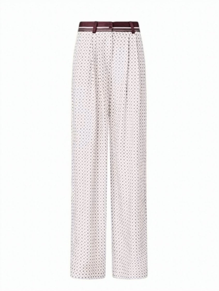 Pinko Ruth Viscose Twill Straight Leg Trousers