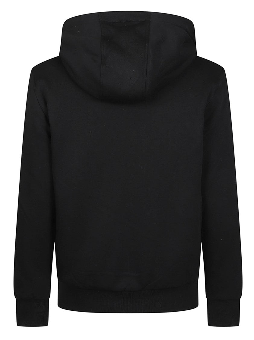 Moose Knuckles Cotton-Blend Plush Hood Kangaroo-Pocket Zip-Up Hoodie