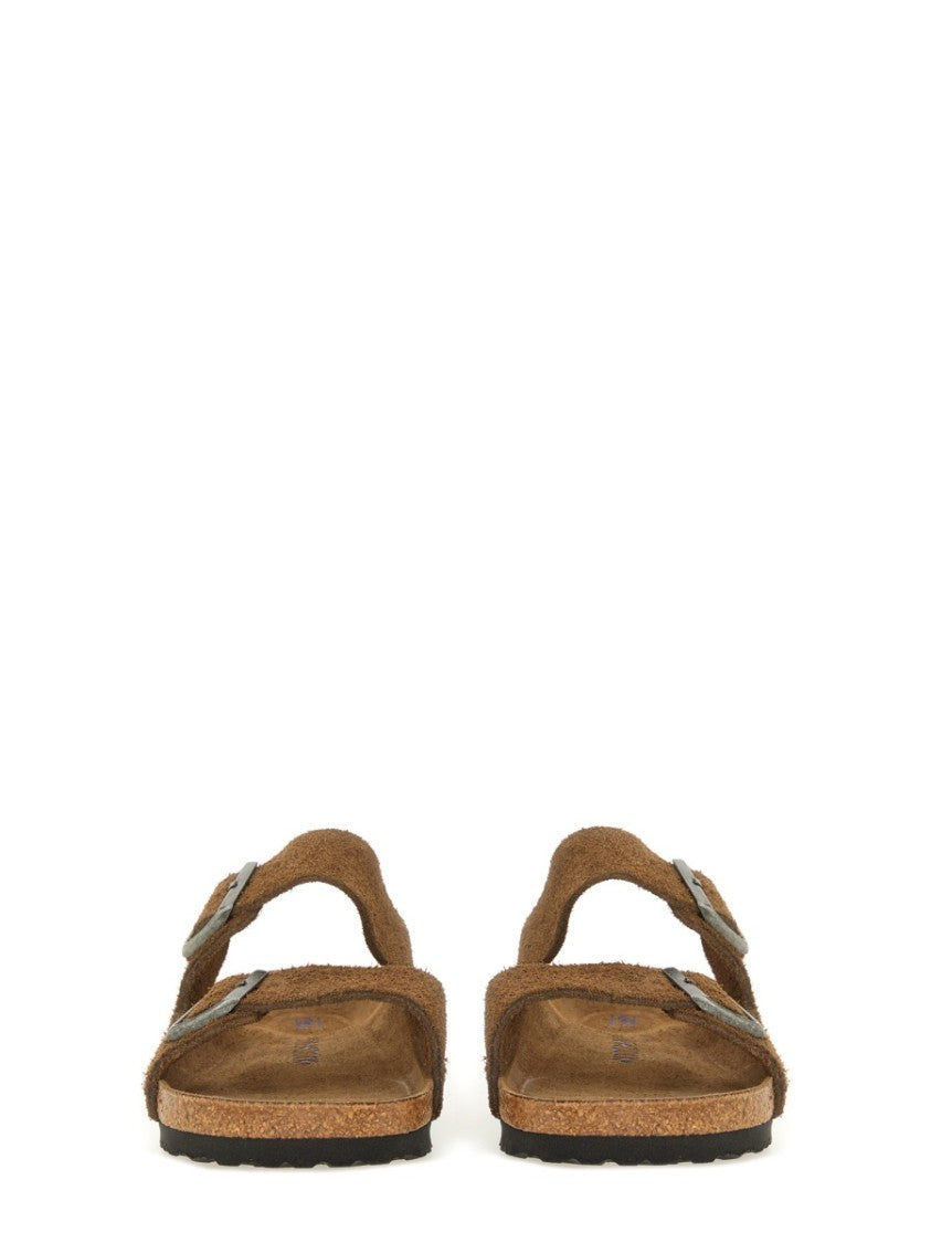 Birkenstock Leather Narrow Buckle Arizona Sandals