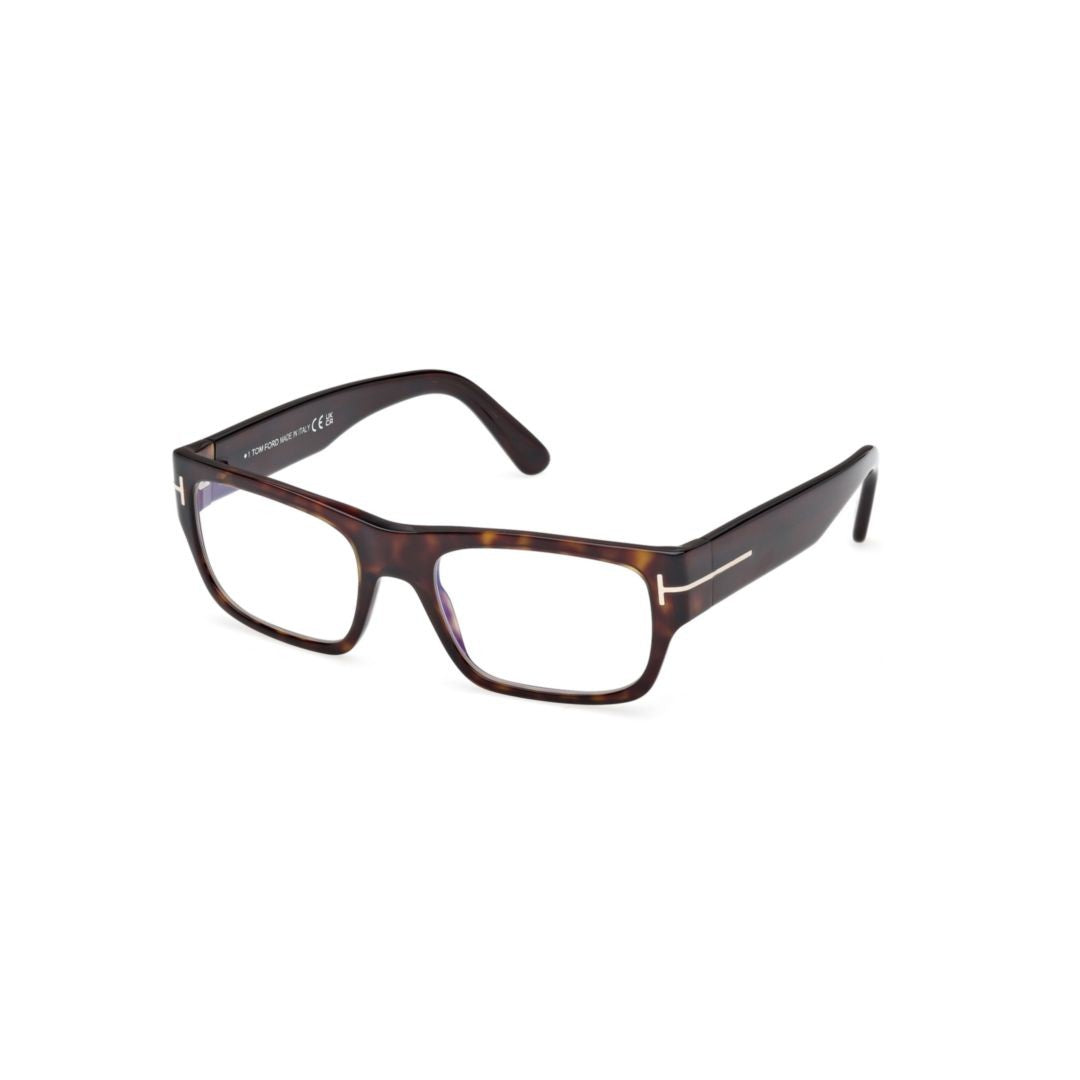 Tom Ford Ft6034-B Rectangular Tortoiseshell Acetate Eyeglasses