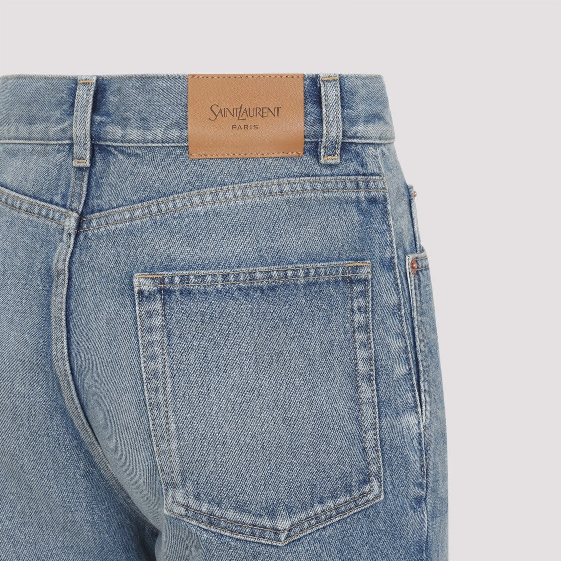 Saint Laurent High-Waisted Flared Denim Jeans