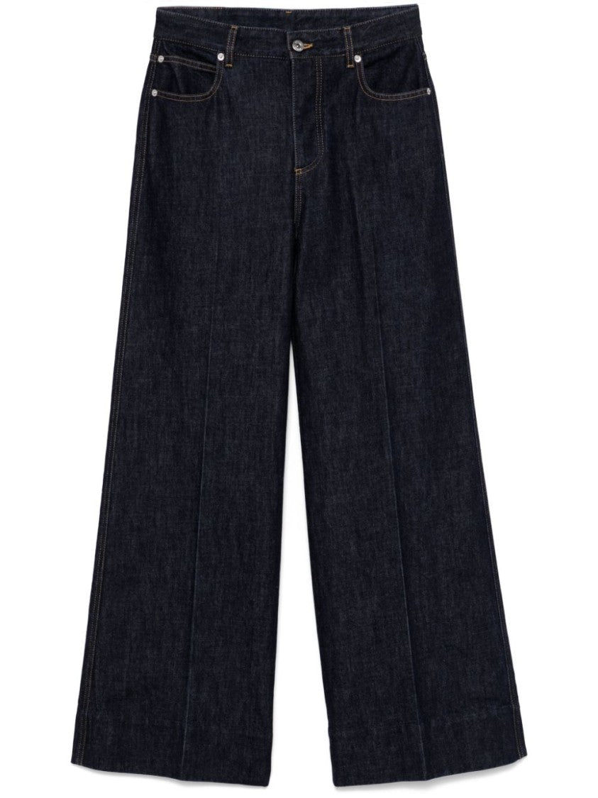 Bottega Veneta Wide-Leg Trousers With Classic Five-Pocket Design