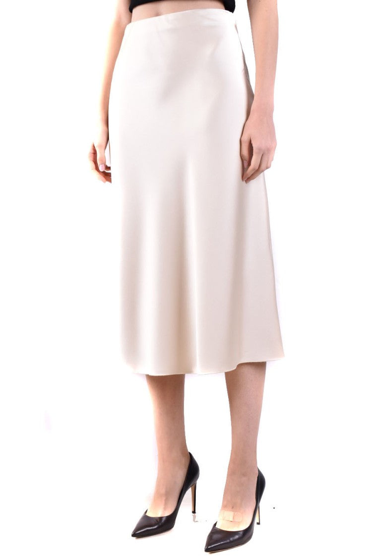 Ermanno Midi Skirt With Luxurious Polyester-Elastane Blend And Flattering Silhouette