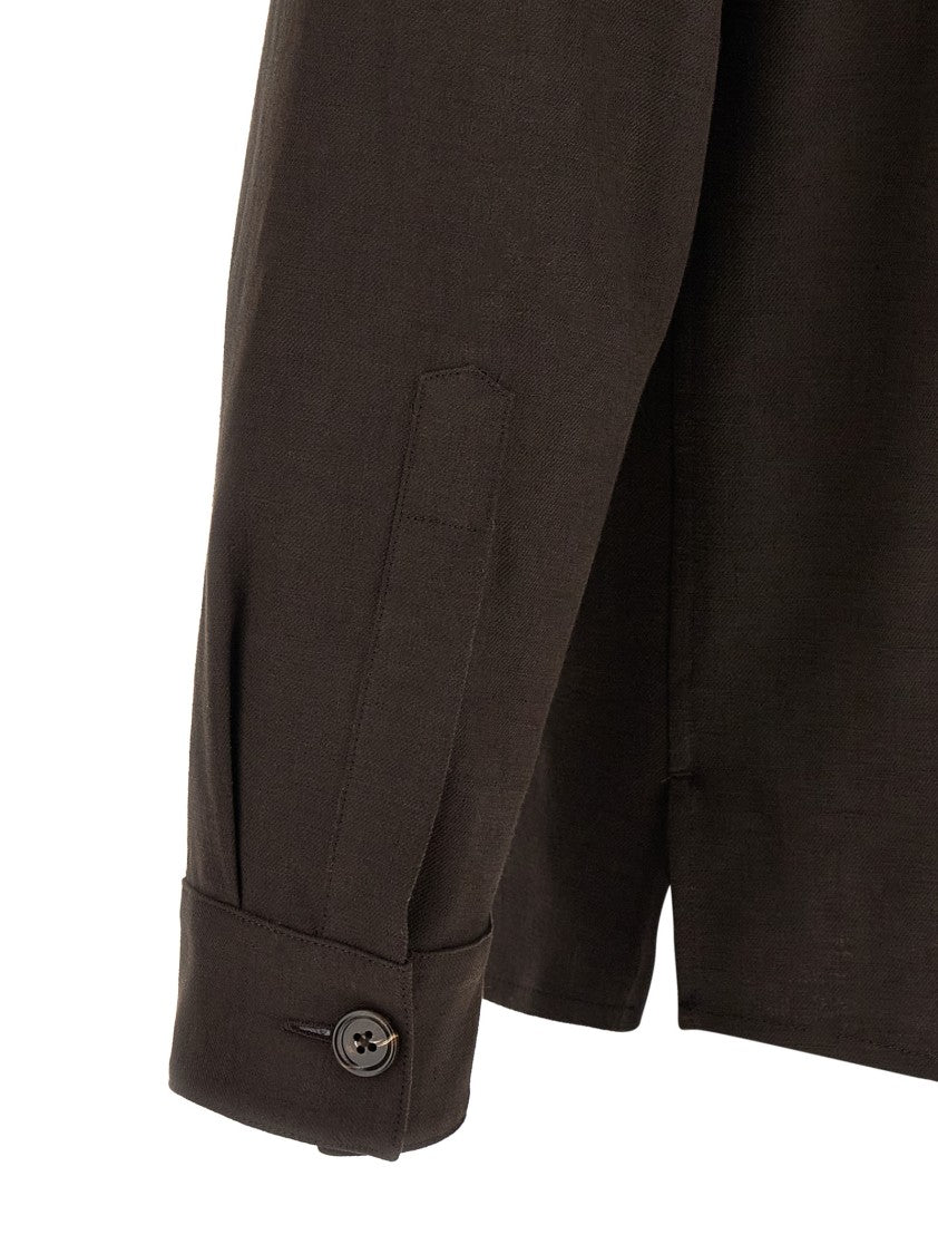 Zegna Oasi Lino Overshirt