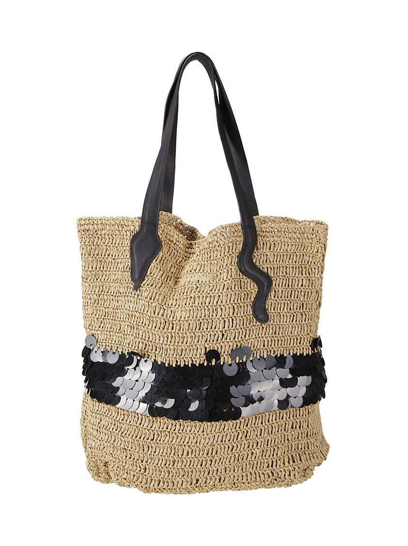 P.A.R.O.S.H. Raffia Tote Bag
