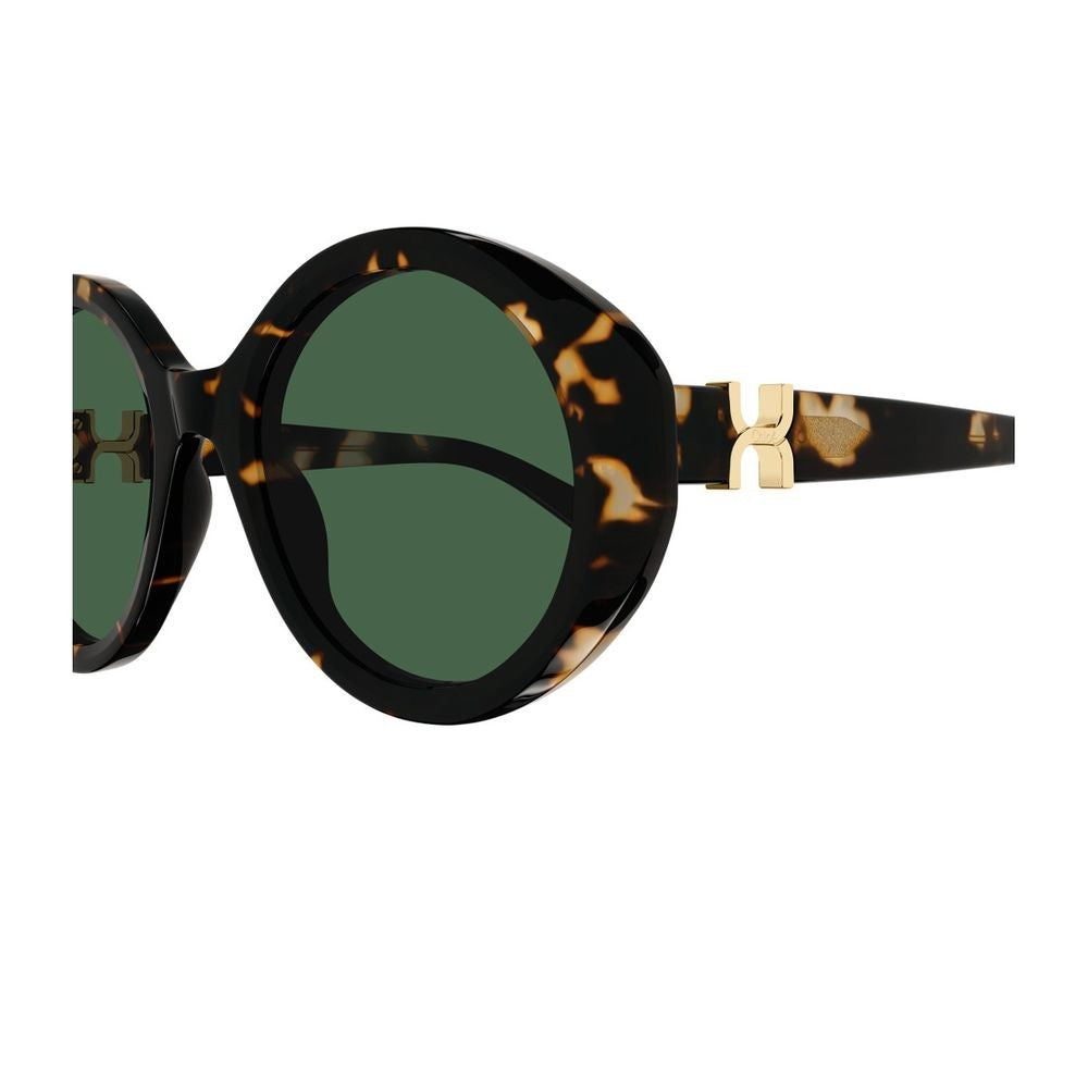 Chloé Ch0332s Marcie-Linea Chloé Round Dark Havana Acetate Sunglasses