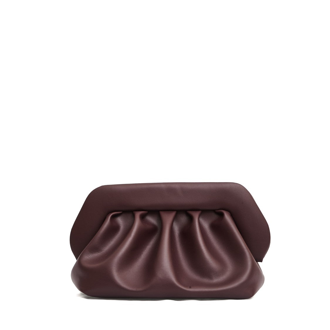 Themoirè Clutch Vegan Leather Bordeaux