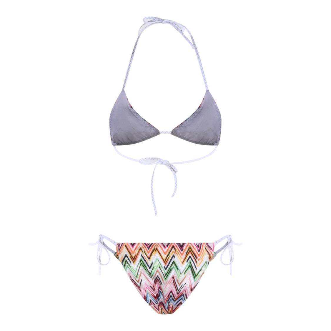 Missoni Multicolor Zigzag Pattern Bikini Set