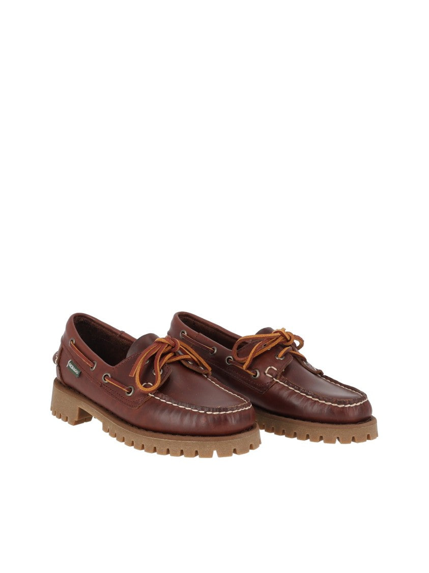 Sebago Classic Ranger Waxy Boat Shoe Rubber Sole Loafers