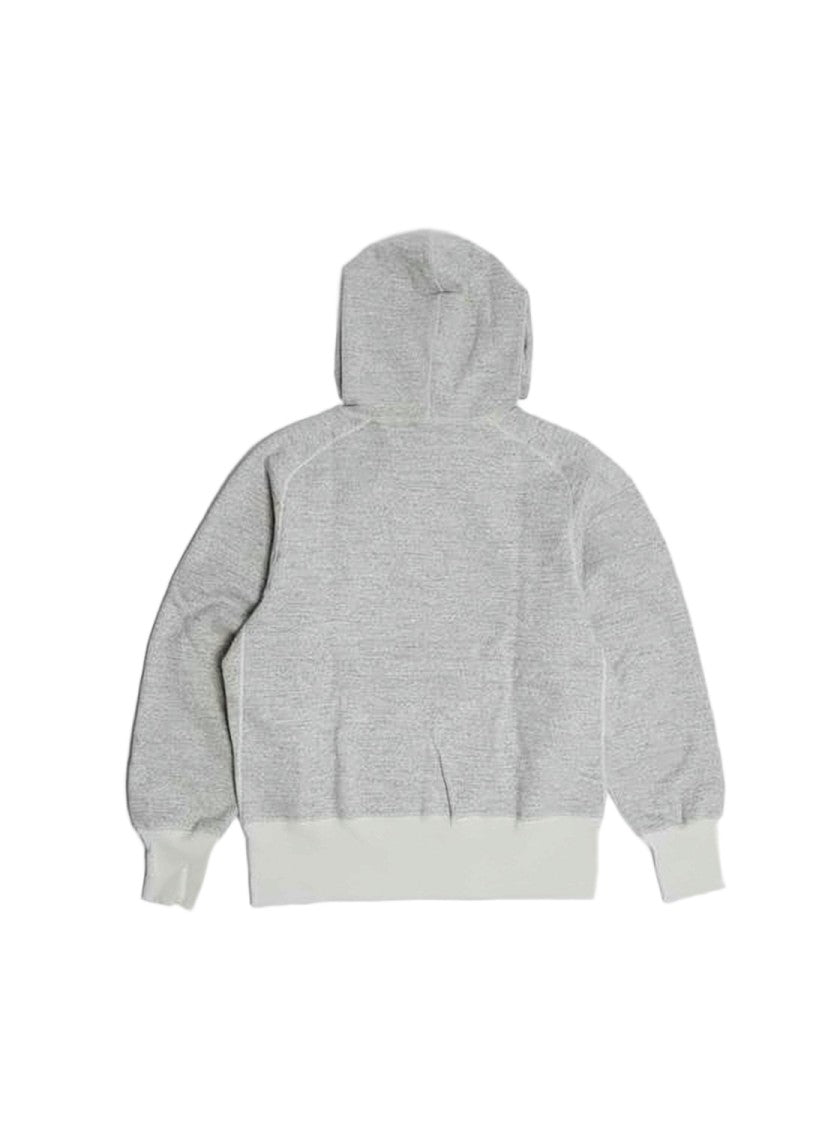 Nigel Cabourn Heather Grey Casual Hoodie With Ribbed Hem