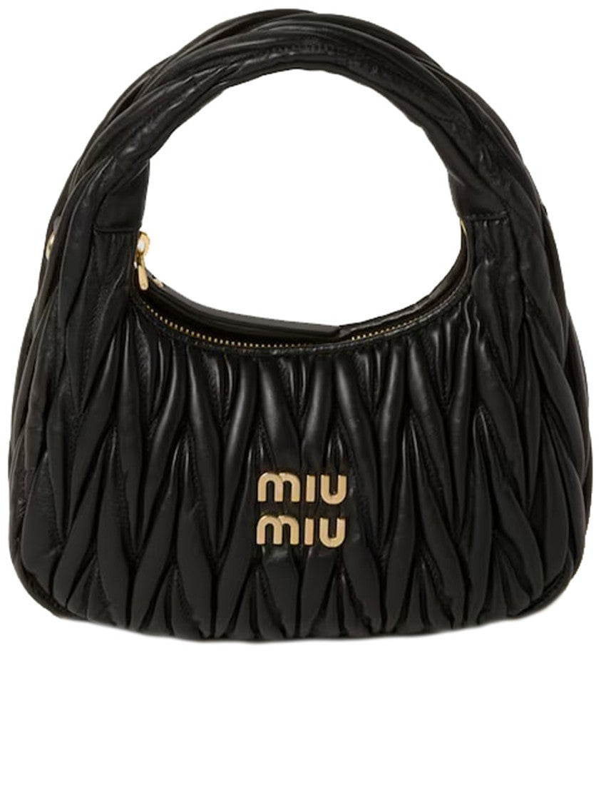 Miu Miu Hobo Wander Matelassé Lambskin Bag