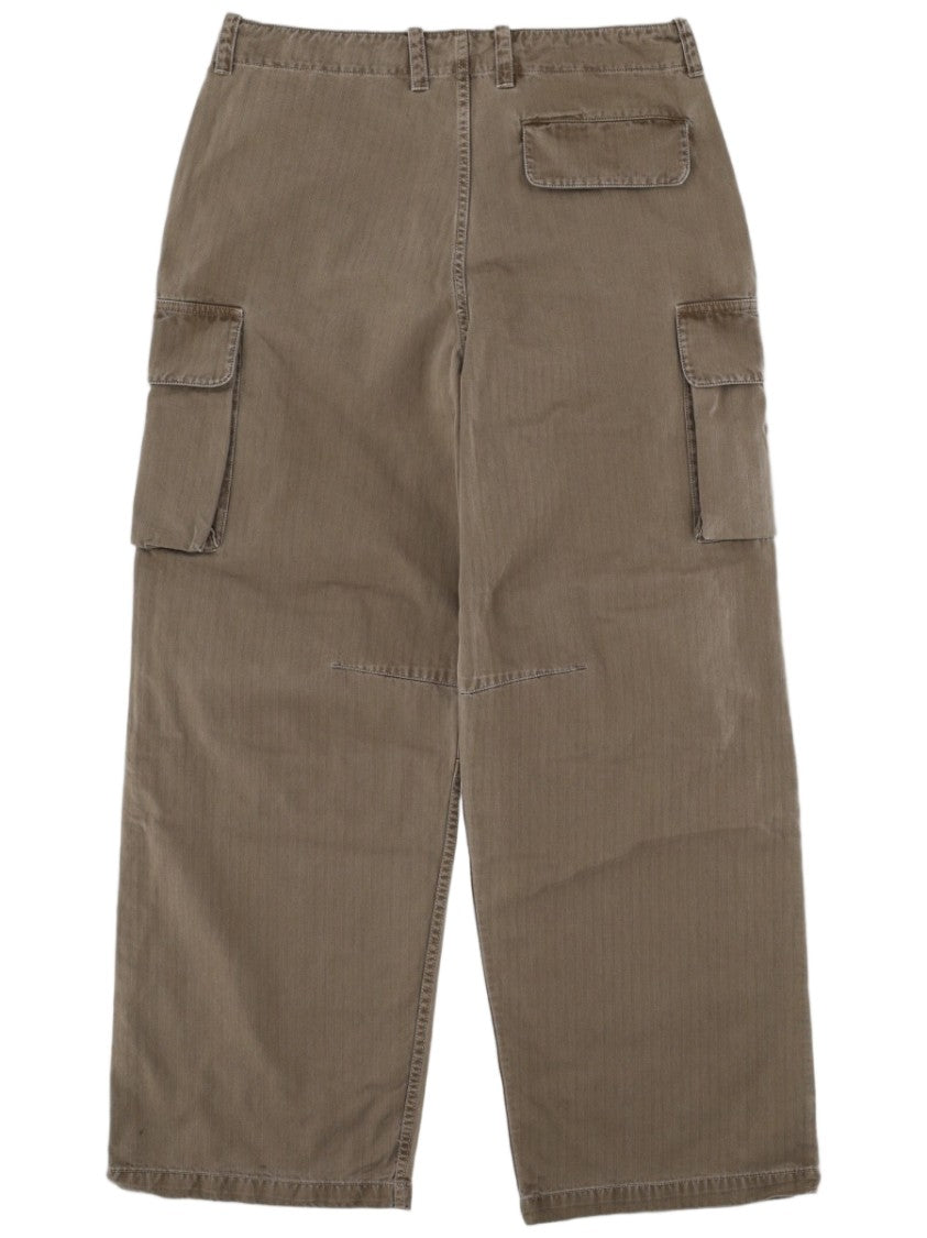 Our Legacy Mount Cargo Pants With Wide-Leg Fit And Flap Pockets