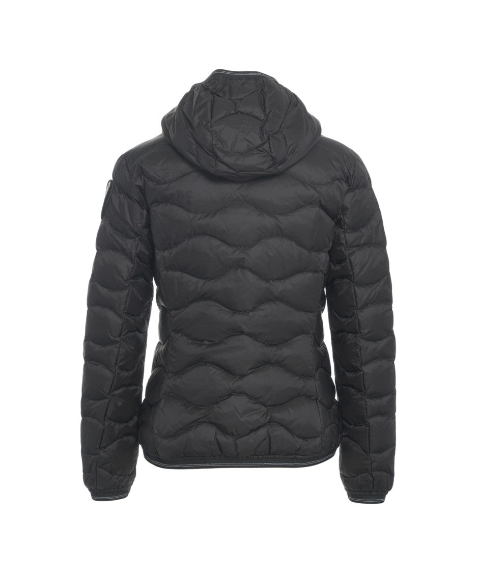 Blauer Wavy Quilted Down Jacket With Functional Hood