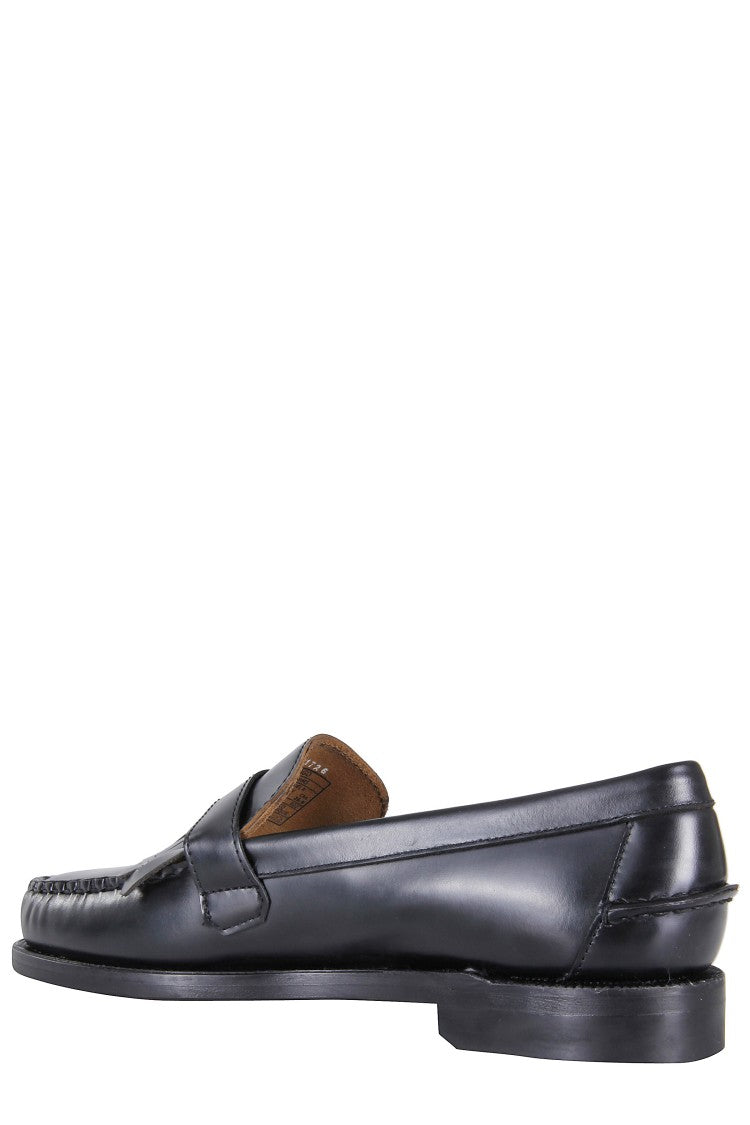 Sebago Brushed Leather Ales Loafer With Fringed Mask