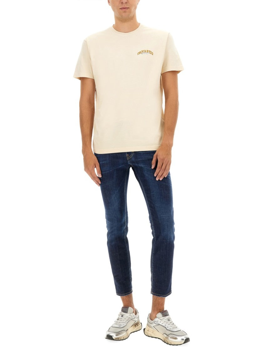 Dsquared2 Casual Crew Neck T-Shirt With Subtle Logo