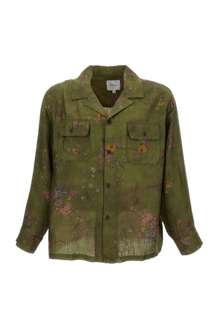 Found Cropped Boxy Camp Collar Shirt