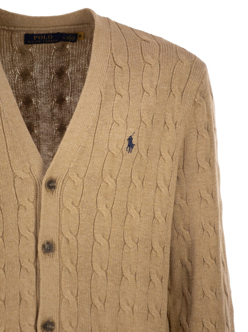 Polo Ralph Lauren Cotton Cable Knit Cardigan