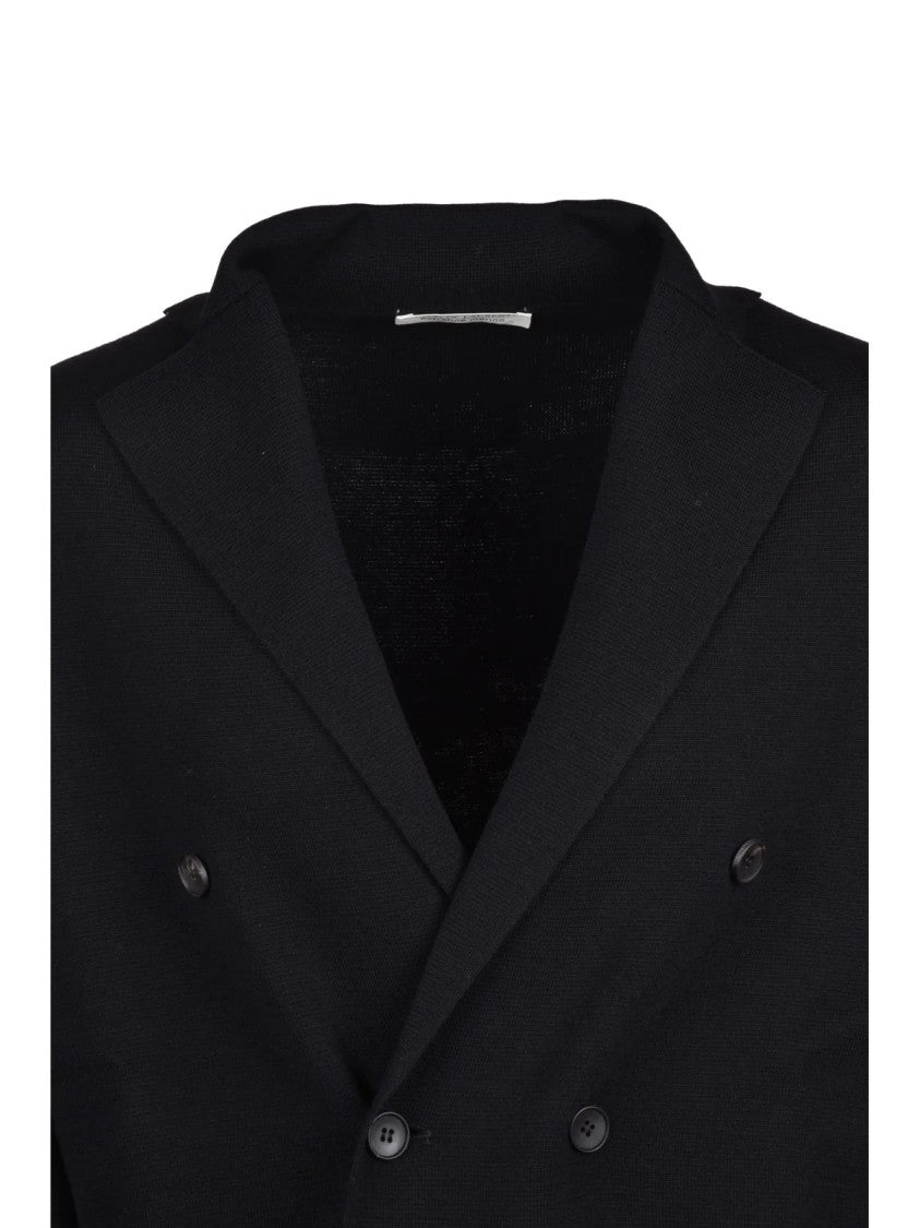 Filippo De Laurentiis Double-Breasted Jacket In Extrafine Merino Wool