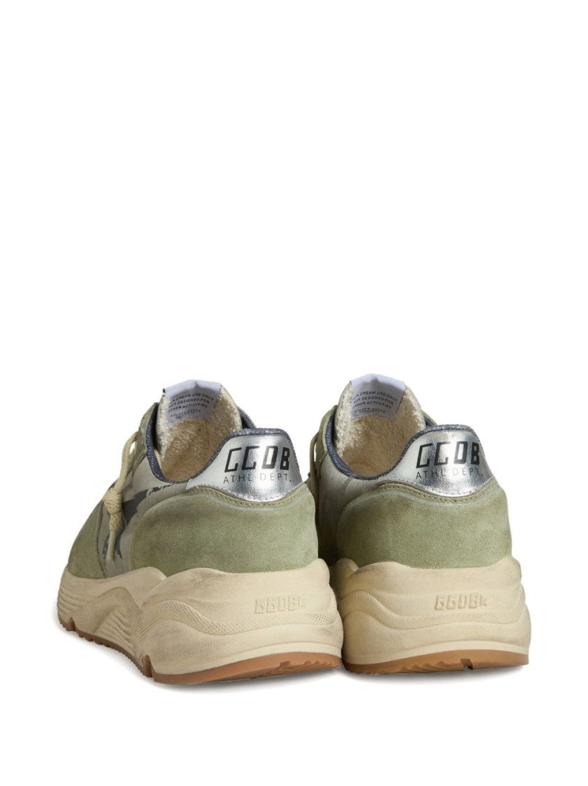 Golden Goose Silk And Nylon Graphic Detail Sneakers