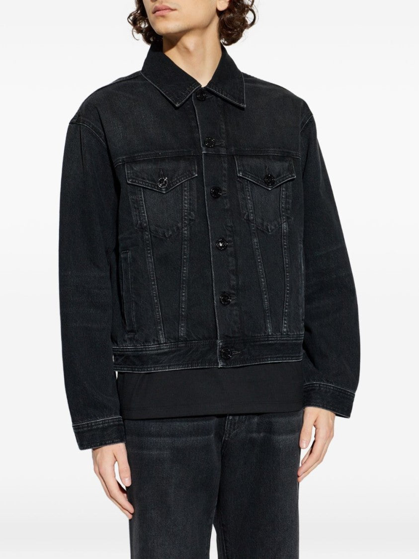 Balmain Classic Denim Jacket With Structured Silhouette