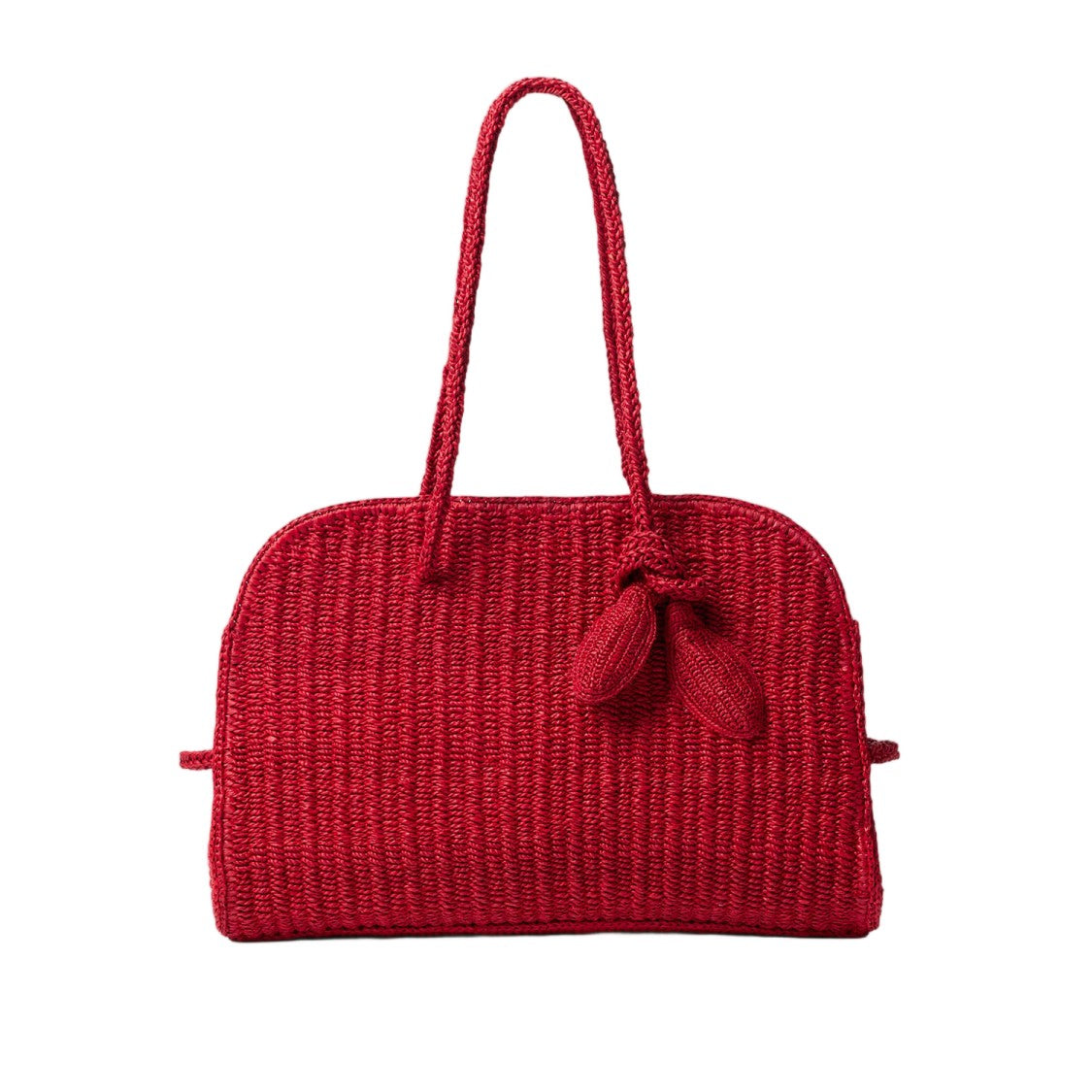 Jacquemus Raffia Tourism Bag