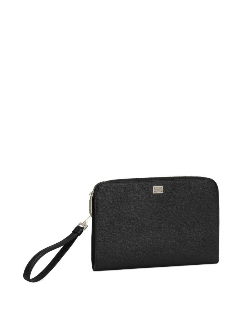 Dolce & Gabbana Black Bag With Zip Closure