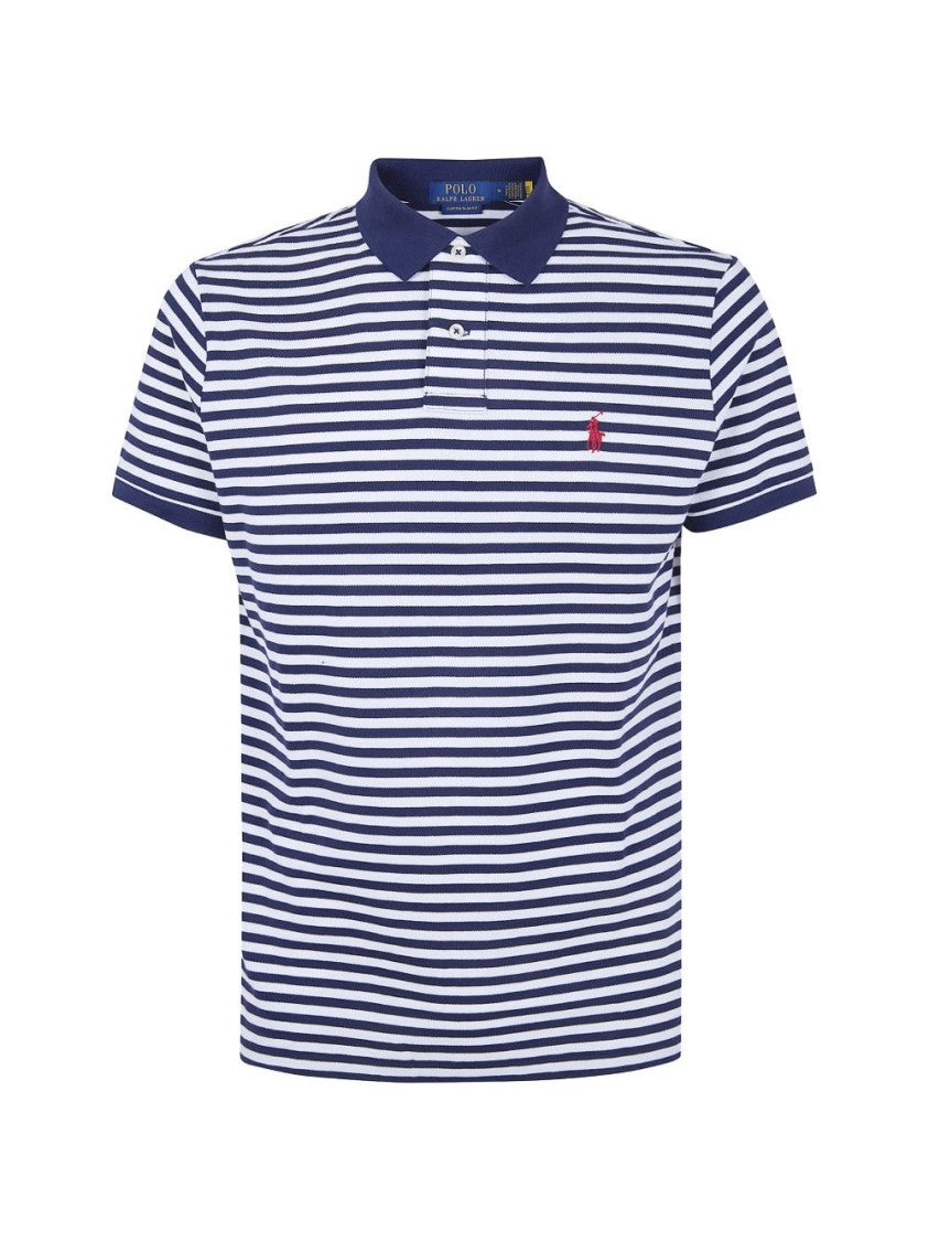 Polo Ralph Lauren Navy Blue Striped Polo Shirt