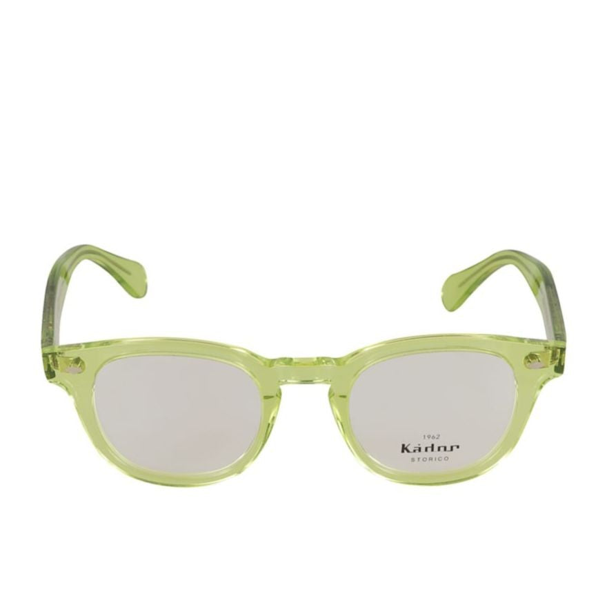 Kador Woody Cal 49 Translucent Light Green Rounded Square Eyeglasses