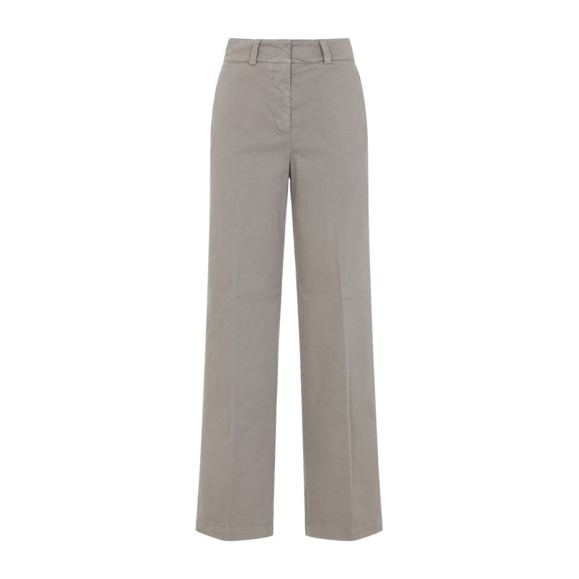Peserico Gabardine Brown Cotton Pants