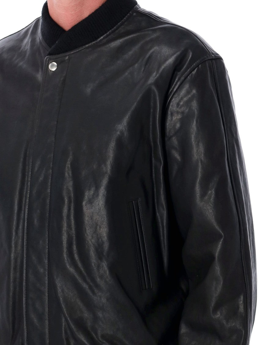 Isabel Marant Blaike Smooth Leather Bomber Jacket