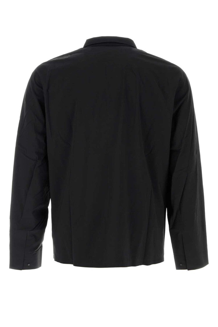 Veilance Black Stretch Nylon Metry Shirt