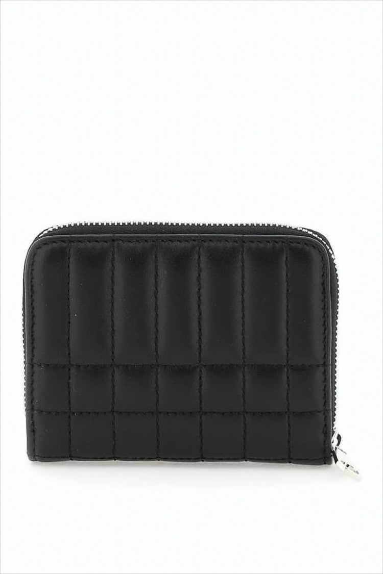 Burberry Quilted Black Compact Wallet