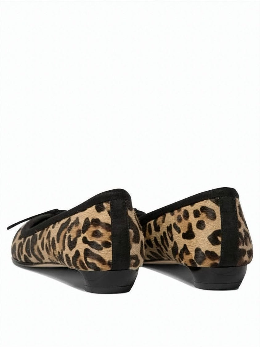 Alexander Mcqueen Leopard Print Ballet Flats