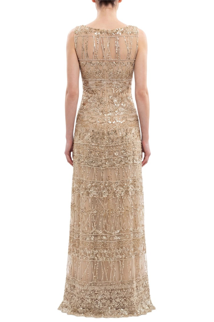 Saiid Kobeisy Embroidered Long Dress