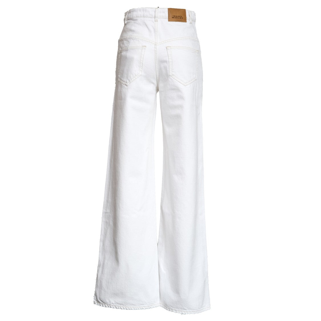 Isabel Marant Lemony High-Waisted Wide-Leg Jeans