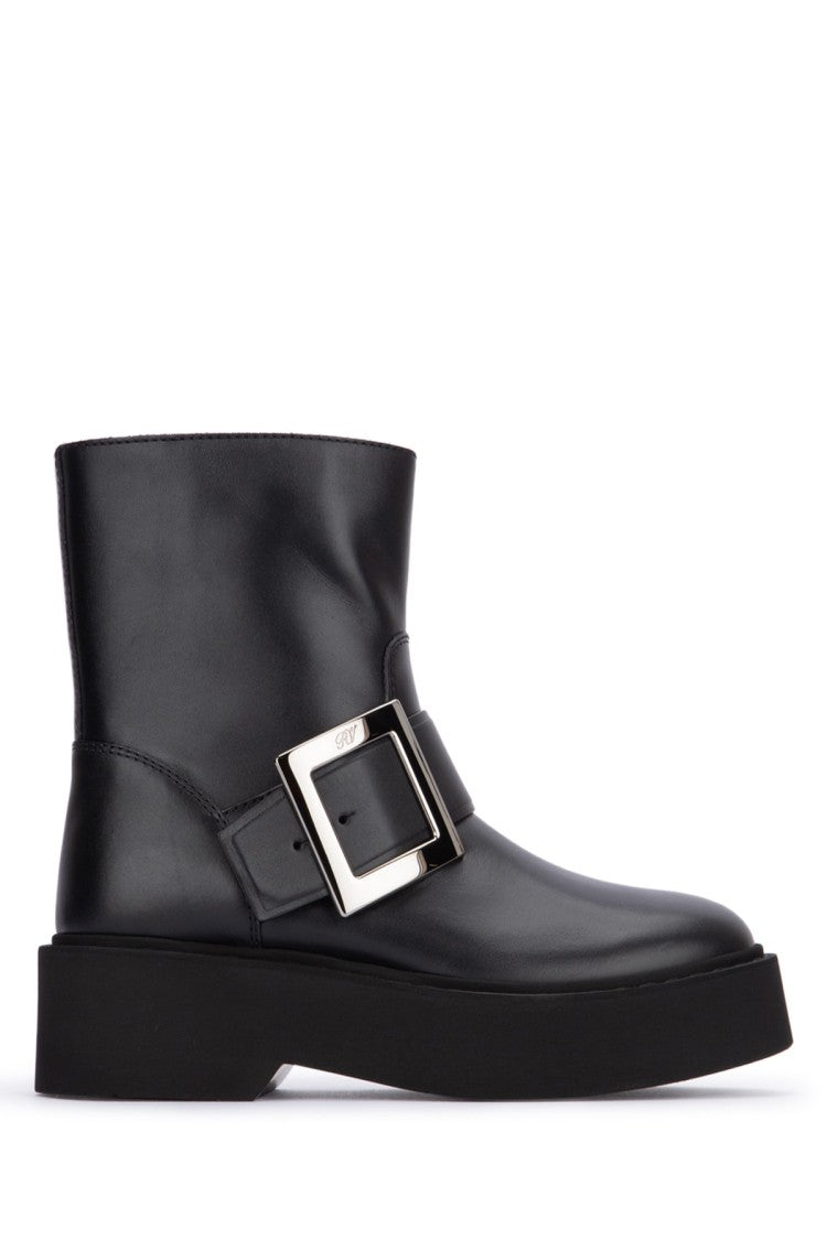 Roger Vivier Viv Rangers High Met Bikers Bootie