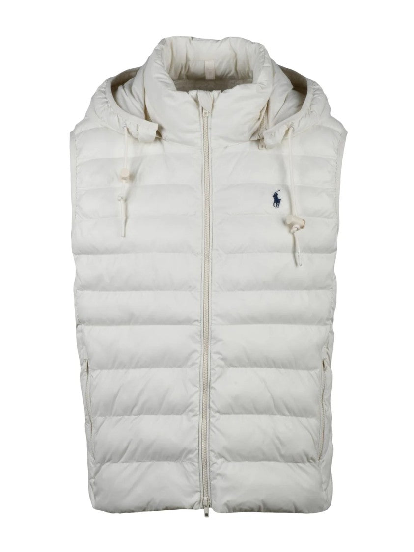 Polo Ralph Lauren Padded Vest With Removable Hood And Functional Design