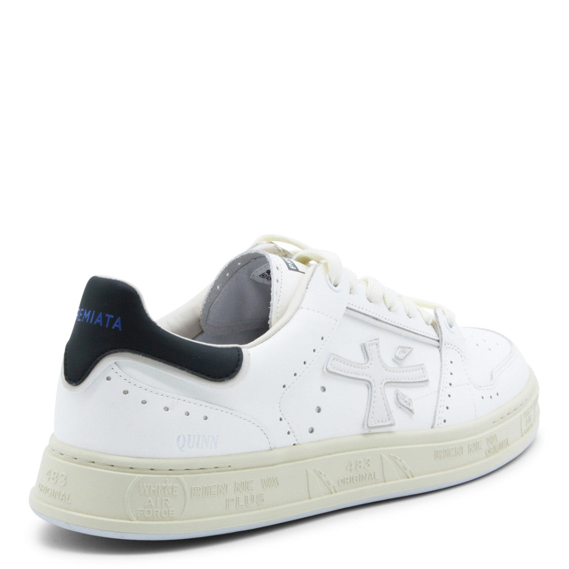 Premiata White Leather Quinn Sneakers