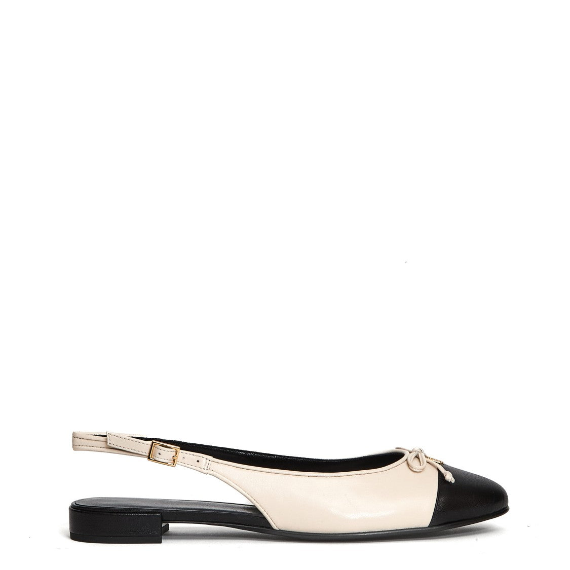 Tory Burch Pointed-Toe Slingback With Contrasting Design