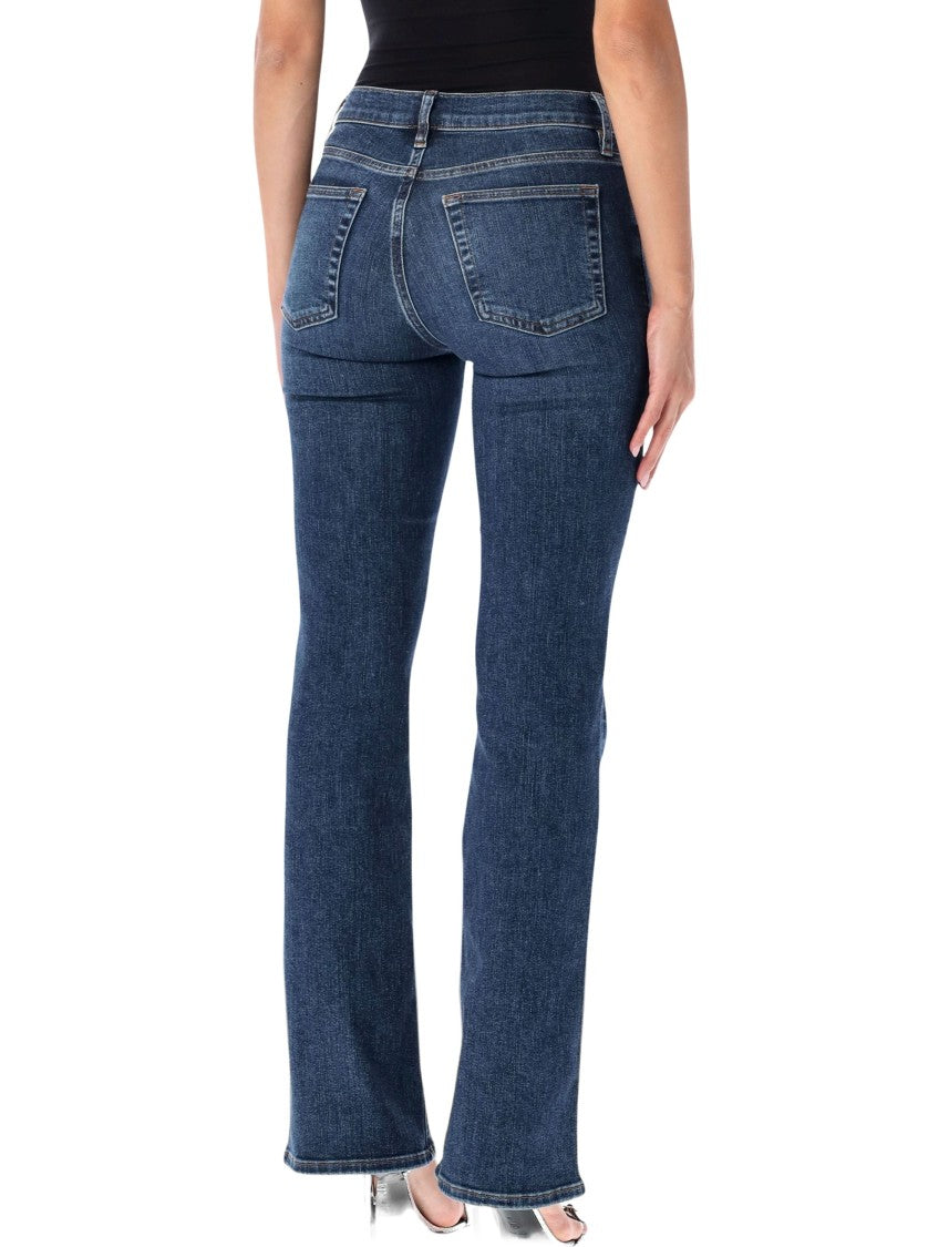 Frame Bootcut Jeans With Low Rise And Fitted Silhouette