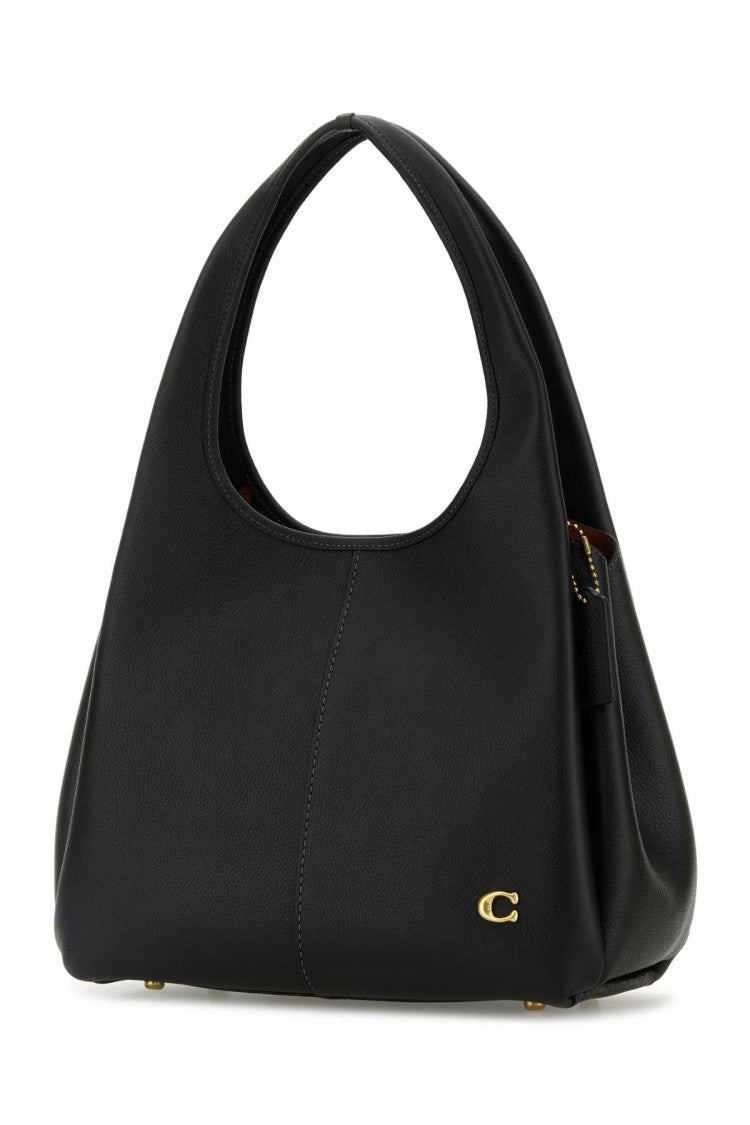 Coach New York Black Leather Lana Shopping Bag